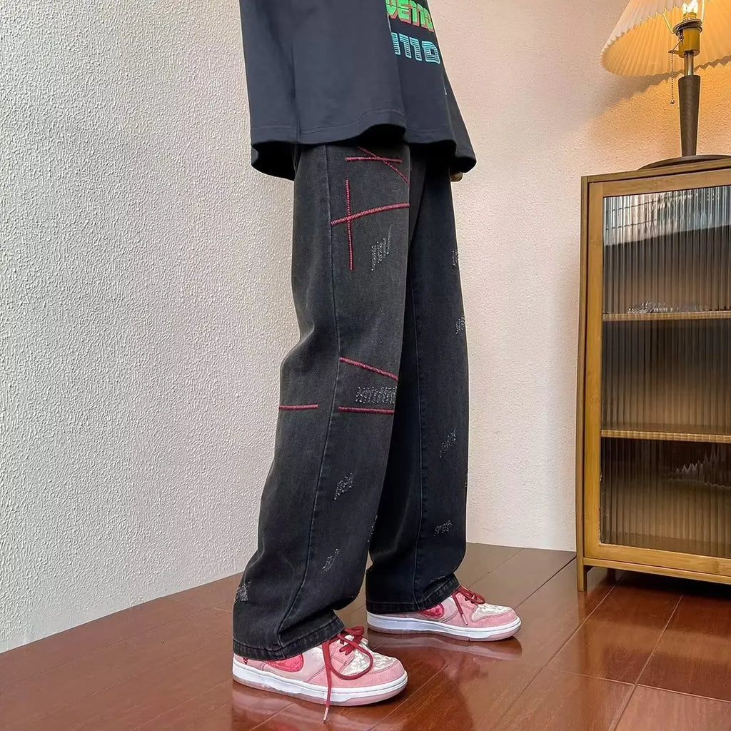 Men's American Loose Straight Cut Jeans