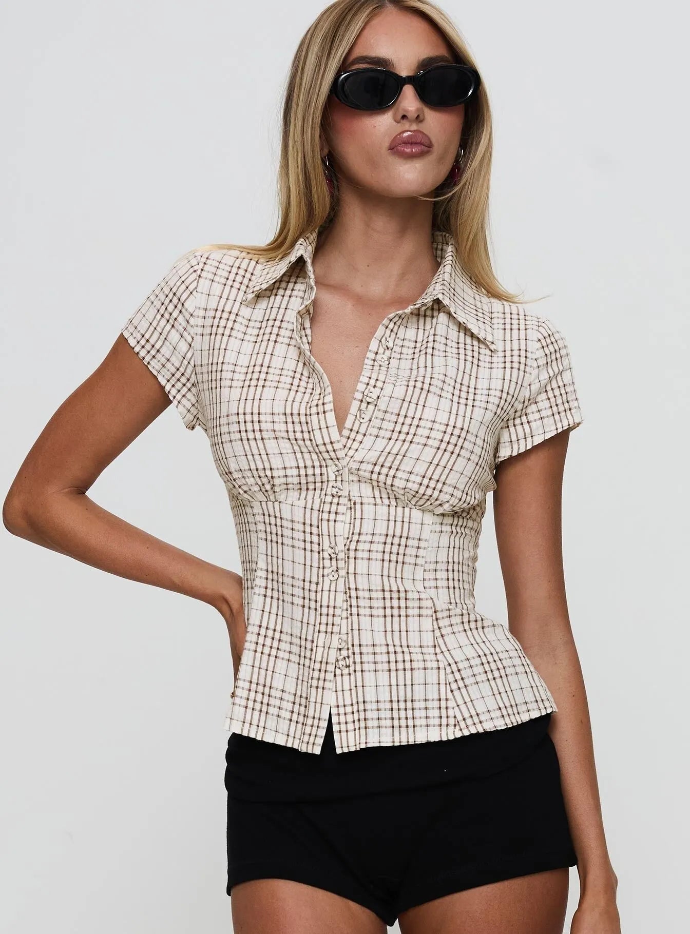 Plaid Button Down Shirt