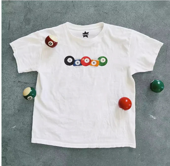 90s Grunge Green Crop Top Women's Punk Graphic T-shirt