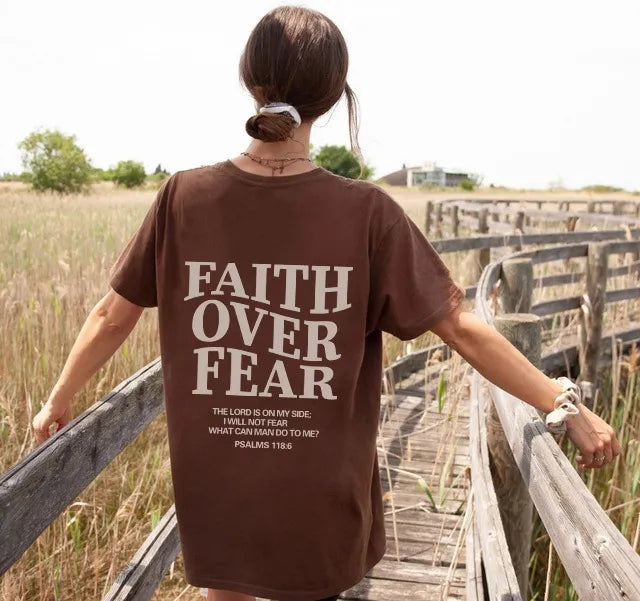 Faith Over Fear Loose T-Shirt