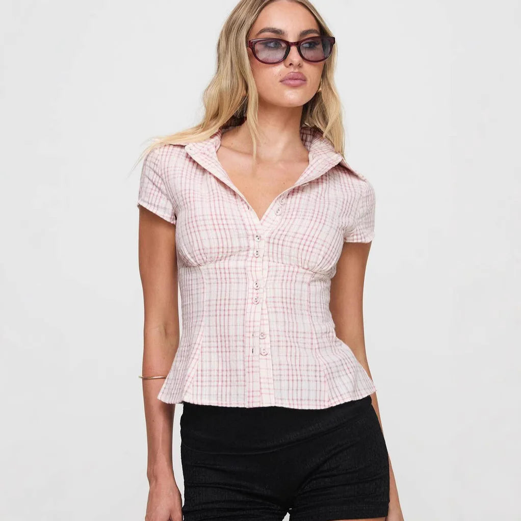 Plaid Button Down Shirt