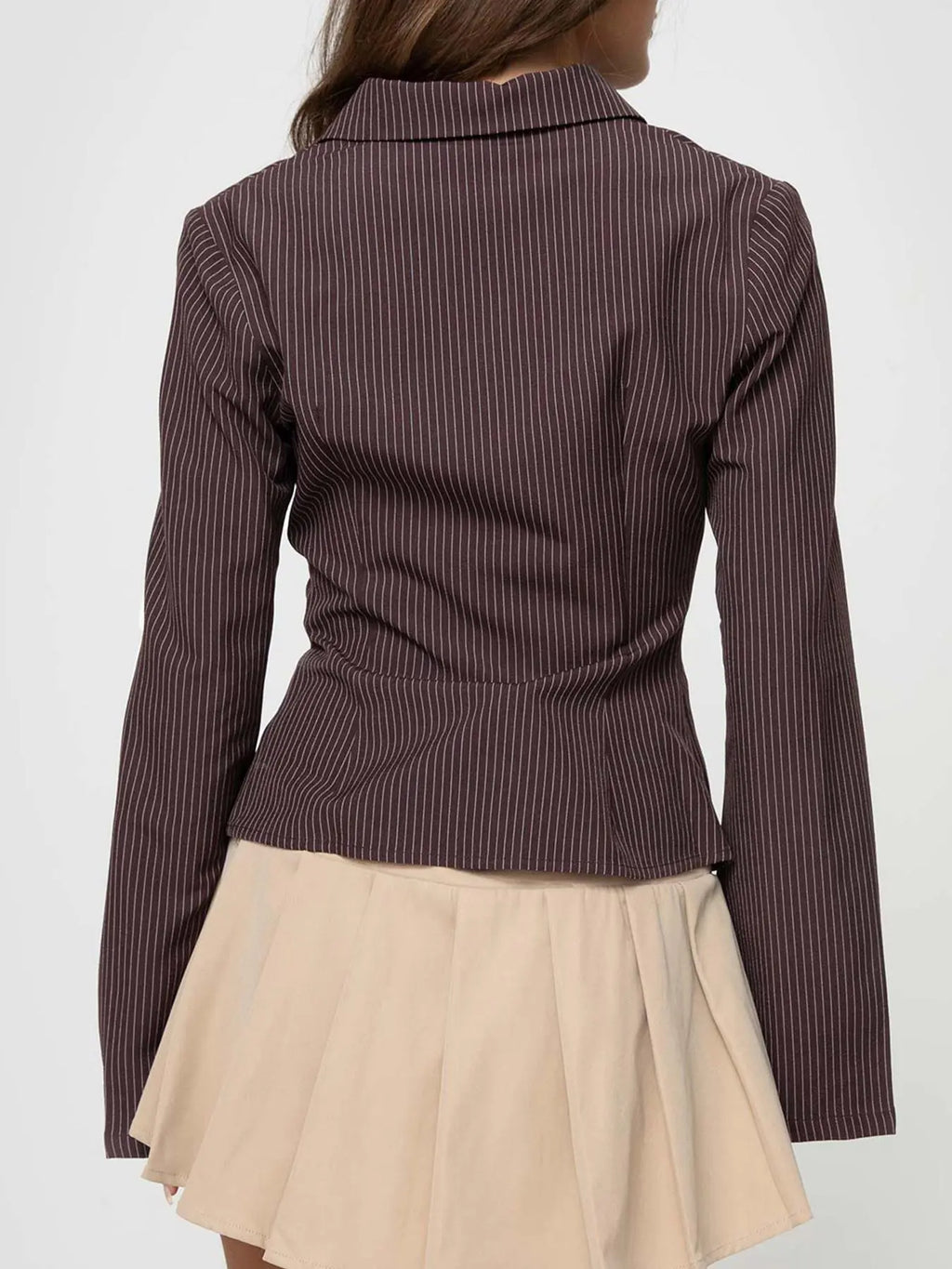 Striped Cardigan Shirt