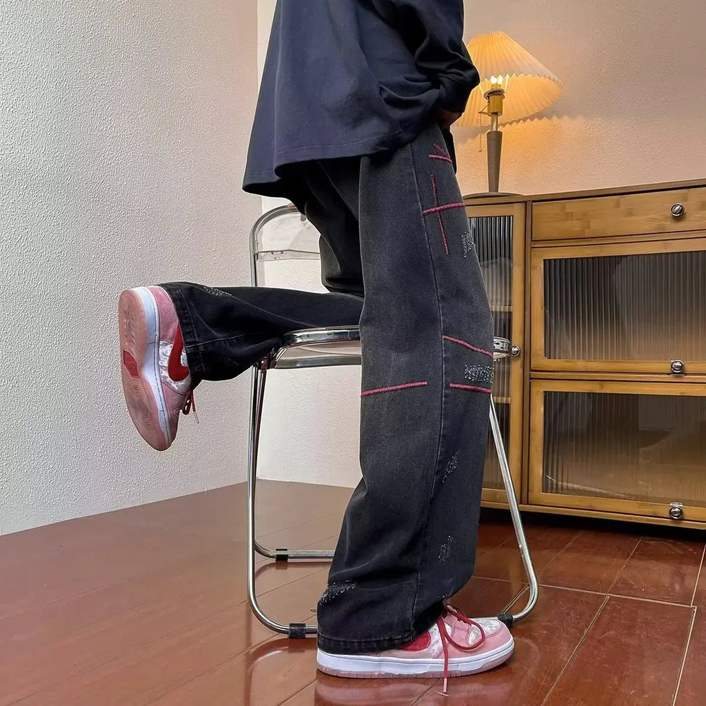 Men's American Loose Straight Cut Jeans